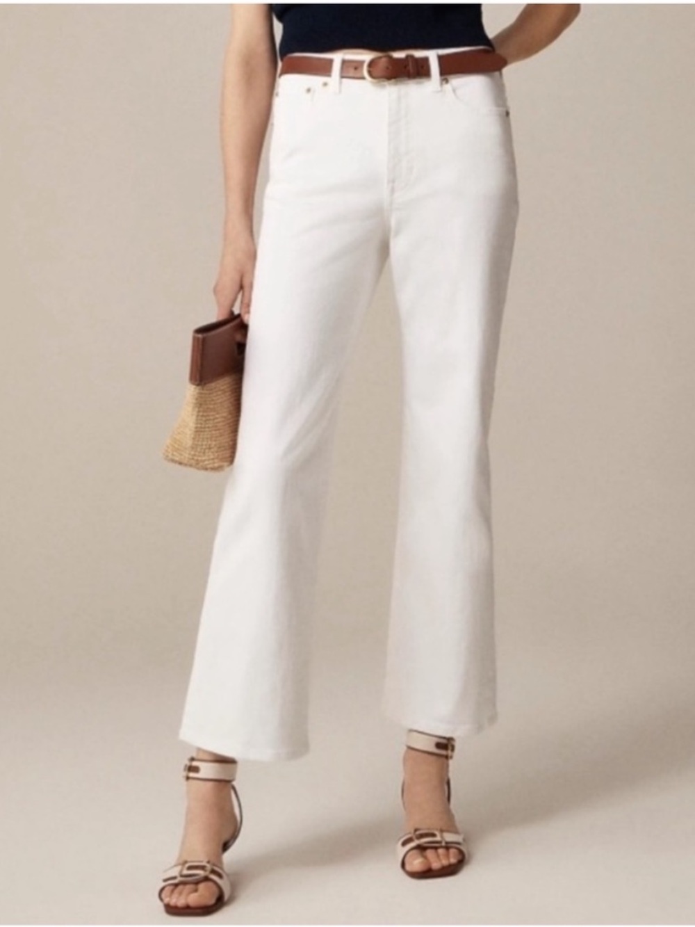 J Crew Jeans 25P High Rise White